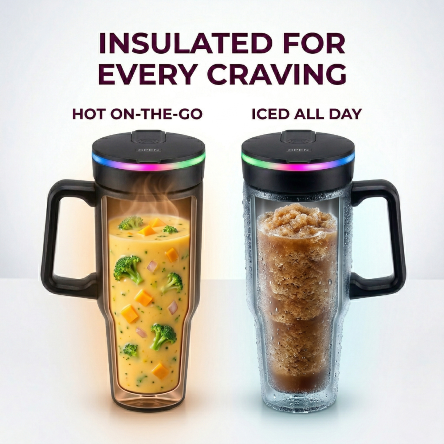 Steel (21oz) 180W Insulated Portable Blender (NEW)