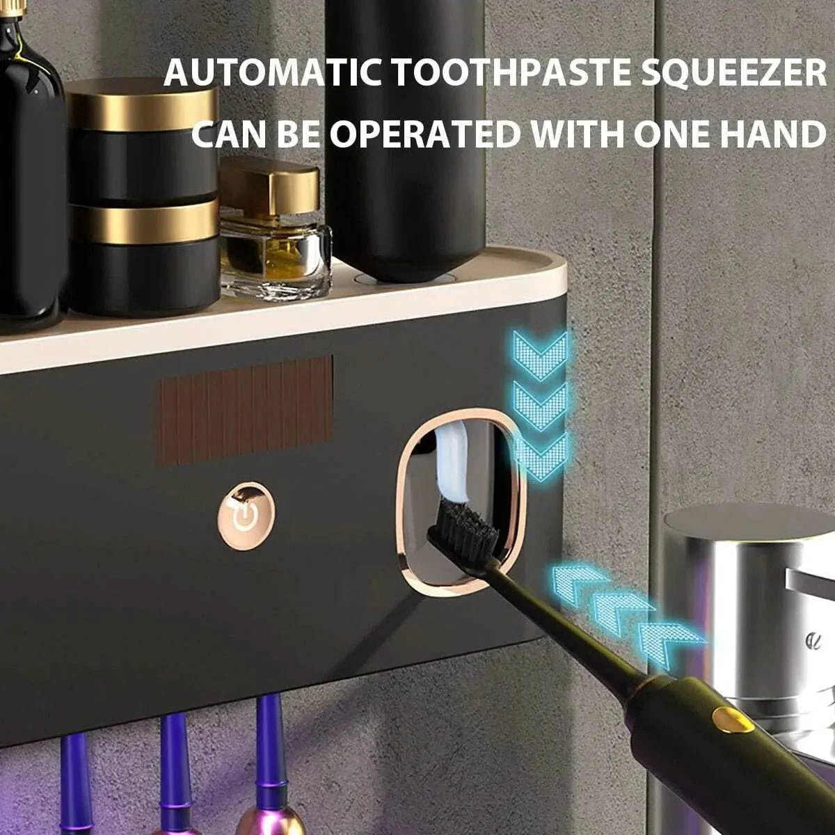 UV Toothbrush Sanitizer & Holder – Rechargeable Clean