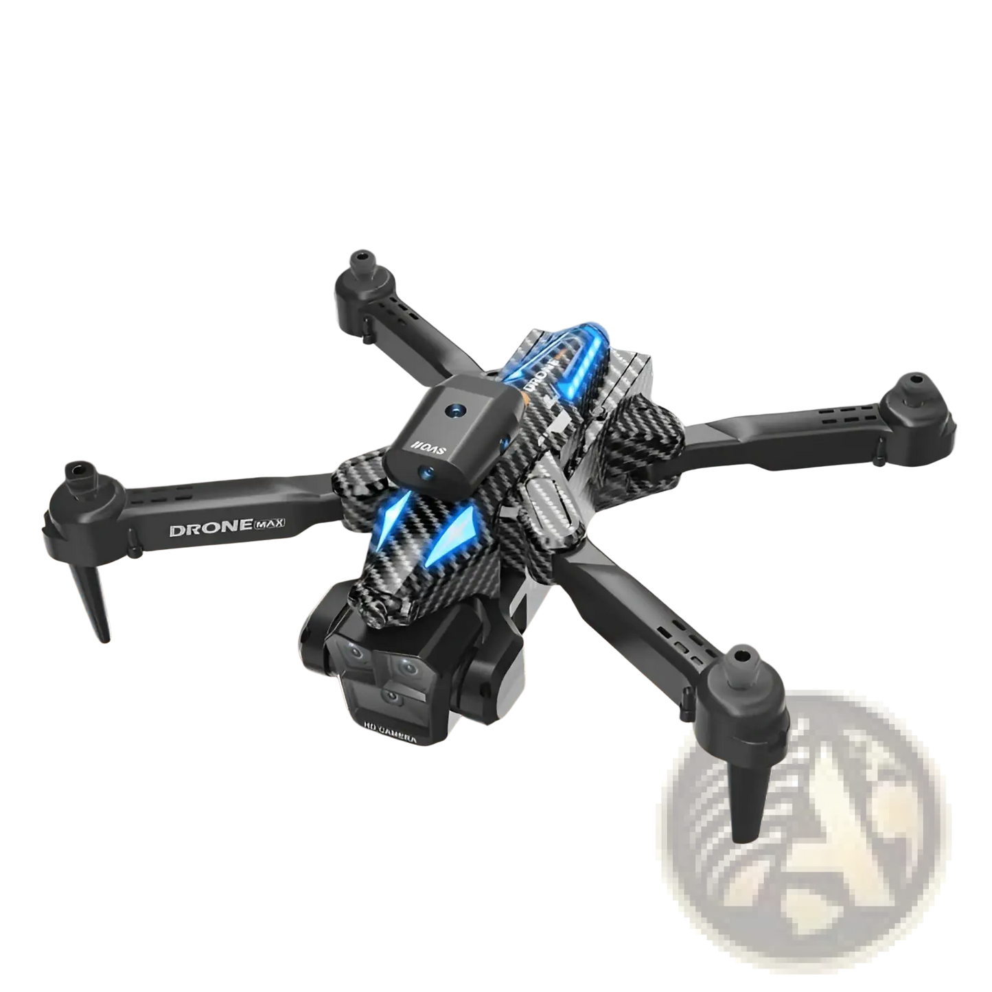 Drone Max Triple Camera Foldable Quadcopter with Led